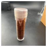 Roll of 1964 Canada 1 Cent Copper Coins