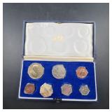 South Africa 1967 Proof 7-Coin Set in Box