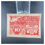 Austria 10 Heller Notgeld Banknote