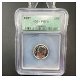 1957 Roosevelt Silver Dime ICG PR70