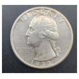 1932-s Washington Silver Quarter, S Mintmark