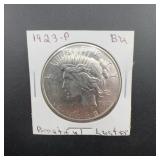 1923-P Peace Silver Dollar Coin BU