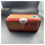 $25 in Sealed Penny Rolls
