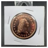 1795 Liberty Head Commemorative Copper Round