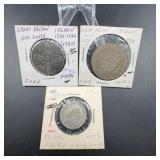 Great Britain Silver Florin and Crowns Lot