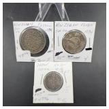 New Zealand Silver Coins 1934, Japan 50 Sen 1923