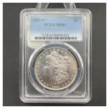 1881-o Morgan Silver Dollar Pcgs Ms61