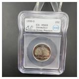 1999-D Connecticut 25C ICG MS69 Quarter
