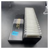 PCGS Slab Box With Graded Coin Slabs