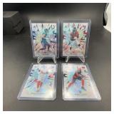 2025 Topps RC Refractor Lot of 4 NFL Cards