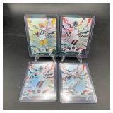 Topps NFL Refractor Cards Lot, 4 Cards