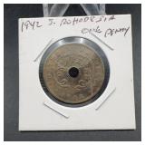 1942 Southern Rhodesia One Penny Coin