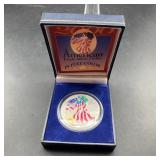 2000 American Eagle Silver Dollar Colorized