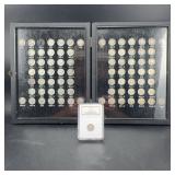 Complete Mercury Dime Set 1916-1945 with NGC 1916-
