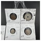 Netherlands East Indies Silver Coin Lot