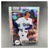 Freddie Freeman Topps Chrome Refractor Card