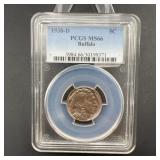 1938-D Buffalo Nickel PCGS MS66