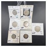 World Silver Coins Switzerland Sweden Austria