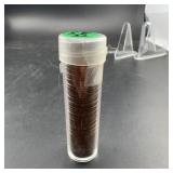 Tube of 1958 Wheat Cents