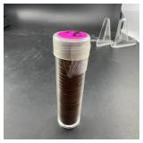 Tube of 1958 Lincoln Wheat Cents