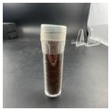 Roll of 56D Lincoln Wheat Cents in Harris Tube