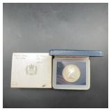 1977 Cayman Islands $25 Silver Jubilee Coin