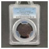 1793 Wreath Cent Pcgs Genuine Lettered Edge