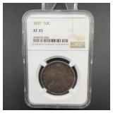 1837 Capped Bust Half Dollar NGC XF45