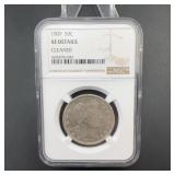 1909 Barber Half Dollar NGC XF Details