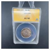 1924 Standing Liberty Quarter ANACS AU 58