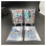 2025 Topps RC Football refractor Card Lot of 4