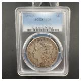 1896-s Morgan Silver Dollar Pcgs Vf30