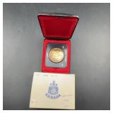1971 Canada British Columbia Silver Dollar Coin