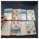 Japanese Mint Bureau Coin Sets with Cases