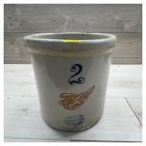 Red Wing Union Stoneware 2 Gallon Crock