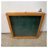 Wood and Glass Framed Display Case