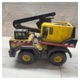Tonka Mighty 758 Crane Truck Black And Yellow