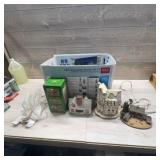 Decor: John Deere Box, Houses, Doll