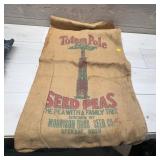 Totem Pole Seed Peas Burlap Sack Spokane WA