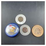 4-item Token And Medal Assortment