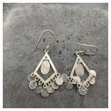 Sterling Silver Dangle Earrings, .925 China