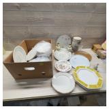 Plates, Ceramics, and Candlesticks