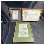 Framed Art Prints Including Roehlk Watercolor