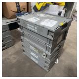 4 Foldable Plastic Tote Crates