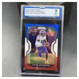 2020 Panini Prizm Justin Jefferson RC Prizm ISA 9
