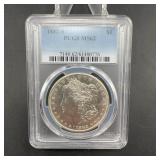 1882-s Morgan Silver Dollar Pcgs Ms62
