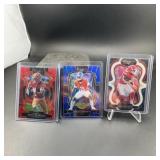 3 Select Prizm NFL Cards, Numbered, 2023 Panini