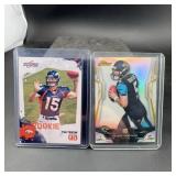 Tim Tebow & Blake Bortles Rookie Cards, 2pcs