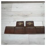 Carter Carburetor Jet Drill Set in Leather Case