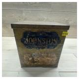 Johnston Milwaukee Metal Storage Tin Box